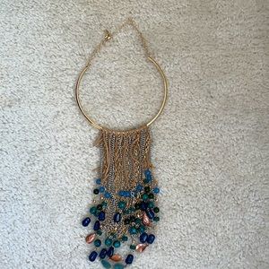 Gold Stone Necklace